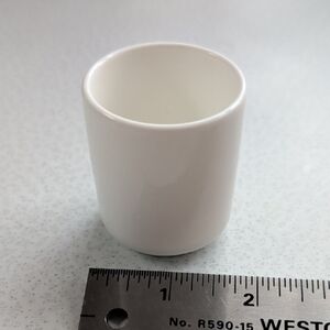 White Miyako Saki Ceramic Cup Replacement